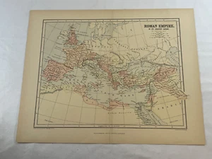 1880 Bartholomew / W&R Chambers limited London Roman Empire map - Picture 1 of 18