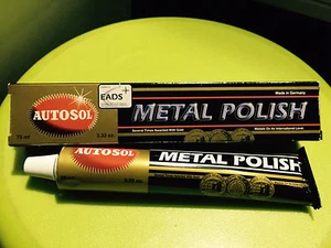 2 x Autosol Solvol Cromo Pulidor/Limpiador Aluminio y Pasta Metal 75ml - Imagen 1 de 1