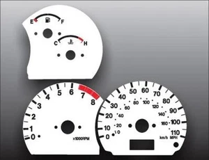 White Face Gauges for 1999-2004 Geo Tracker 110 Mph - Picture 1 of 4