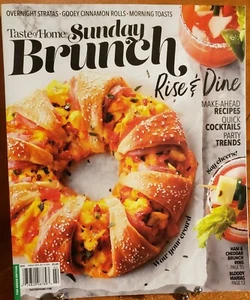 Taste of Home Magazine Sunday Brunch, Spring 2018 - NEW - Quick Cocktails & More - Picture 1 of 3