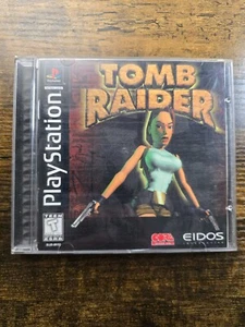 Tomb Raider (Sony PlayStation 1, 1996) Black Label PS1 - Picture 1 of 4