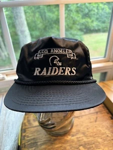 Sombrero vintage con cremallera de cuerda Nissin de Los Angeles Raiders - Imagen 1 de 11