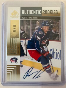 Ryan Johansson Sp Game Used Authentic Rookies Gold Autograph /50