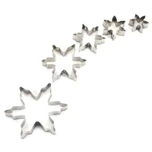 1 Set 5 Stk. Keksschneider Hexagonal Stern-Keksschneider Kekse Formen Back Form - Bild 1 von 5