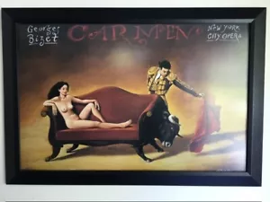 Beautiful Seductive Nude/Naked Woman on Large Canvas Wall Art with Frame - Picture 1 of 6
