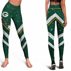 Green Bay Packers Womens High Waist Yoga Pants Fitness Butt Lift Leggings Gift