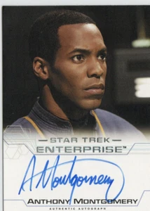 Star Trek Enterprise Season Four 4 2004 Auto Anthony Montgomery as Ensign Travis - Picture 1 of 1