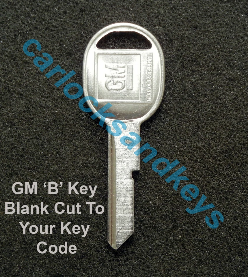 1975, 1979, 1983-1986 Buick Electra OEM GM 'B' Key Blank Cut To Your Key Code - Image 1 of 1
