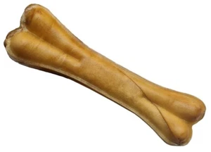 MY HAPPY PETS Deluxe Kauknochen gepresst (Rinderhaut) 30 x 1 Stück ca. 18cm/160g - Bild 1 von 1