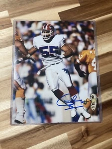 Cornelius Bennett Signed Photo Buffalo Bills No COA NFL Football 8x10 Autograph - Picture 1 of 2
