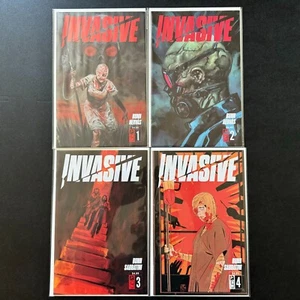 Invasive 1 2 3 4 Complete First Prints Oni Press Cullen Bunn - Picture 1 of 9