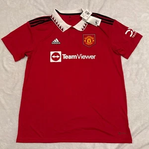 2022-23 Adidas Herren Manchester United Rot Home Fußball Trikot XL Man U - Bild 1 von 11