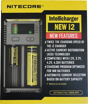 Nitecore  Intellicharger NEW i2 bis zu 1000mA - Bild 1 von 2