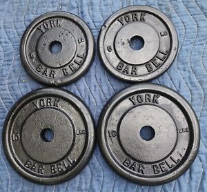 2 X 10 and 2 X 5 Pound York Vintage Standard Plates - KDA Fitness, LLC