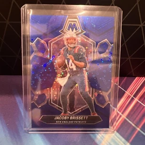 2024 Panini Mosaic NFL Jacoby Brissett#/75 #148 blue No Huddle NE Patriots - Picture 1 of 2