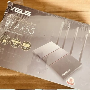 ASUS AX1800 WiFi 6 Router (RT-AX55) - Dual Band Gigabit Router *Ugly Box* - Picture 1 of 4