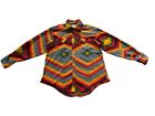 Rockmount Ranch Wear Fleece Shirt XL Multicolor Southwestern Aztec