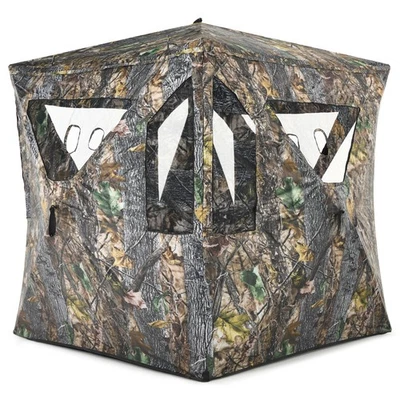 Patiojoy Portable Hunting Blind Pop-up Ground Tent Accommodate 3 People True - Image 1 of 4