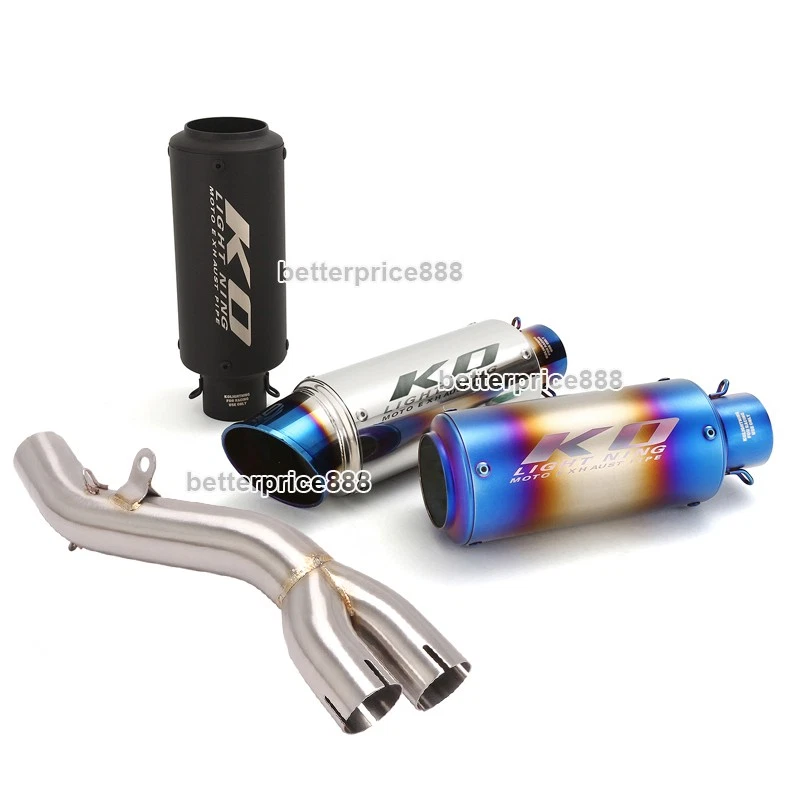 Puntas de silenciador de enlace de tubo de sistema de escape medio modificadas para 950 ADV 990 ADV Foto 1 de 4