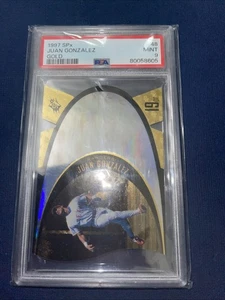 1997 JUAN GONZALEZ Spx GOLD #48 PSA 9 MINT POP 2 None Higher! - Picture 1 of 2