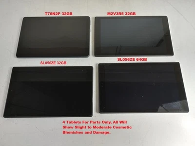 Misto Di 4 Amazon Fire HD 10" (7-11° Gen) 32-64 GB Fire OS Tablet Per Parti - Immagine 1 di 4