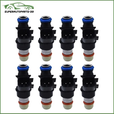 适用于雪佛兰索罗德 3500 HD 6.0L V8 2007-2010 12580681 8PCS 燃油喷射器 — 第 1/4 张图片