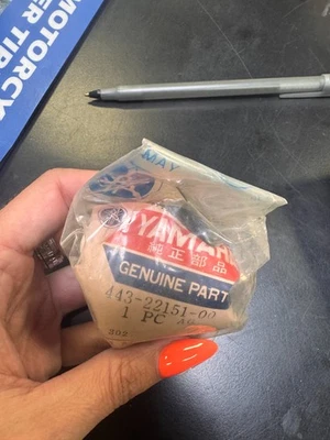 Yamaha MX YZ 125 175 DT 175 1974 1975 protector de sello deslizante de cadena 443-22151-00-00 Foto 1 de 3