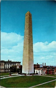 Bunker Hill Monument Boston Massachusetts Postcard - Picture 1 of 2
