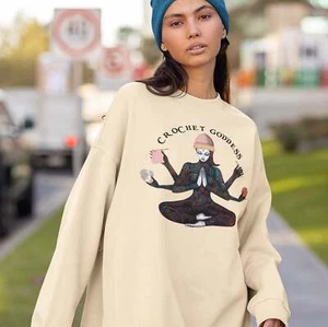 Crochet Goddess Sweatshirt - Afbeelding 1 van 13