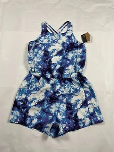 Girls Youth The North Face Romper Size L Large Blue Class V Athletic Flashdry 94 - Picture 1 of 6