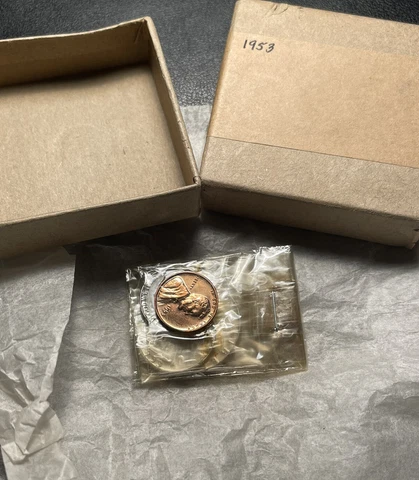 1953 Proof Set In Original Box With Tissue Cover
