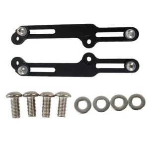 Black Windscreen Adjusters Windshield Bracket for Honda NC700X NC750X 16-19 SU - Picture 1 of 7
