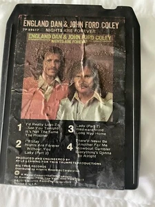 8 Track Tape ENGLAND DAN & JOHN FORD COLEY - NIGHTS ARE FOREVER - Imagen 1 de 3