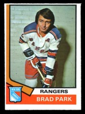 1974-75 OPC O PEE CHEE HOCKEY #50 Brad Park EX-NM N Y New York Rangers Card