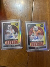 Jalin Hyatt and Cedric Tillman Panini Legacy Autograph Cards,Tennessee Vols
