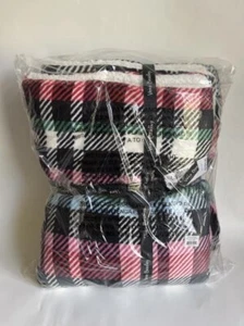 NWT Vera Bradley Cozy Life Throw Blanket Ribbons Plaid 72” X 50” Ultra Warm! - Picture 1 of 3