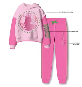 Wicked Girls Sweatshirt Pant Set size 4-12 Glinda Movie Hoodie Shirt Elphaba NWT - Picture 1 of 10