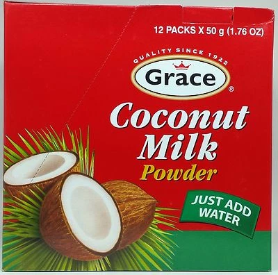 Leche de coco en polvo Grace (paquete de 12) Foto 1 de 2