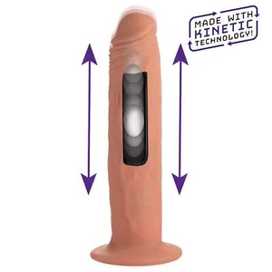 Kinetic Thumping 7x Remote Control Dildo - Picture 1 of 9