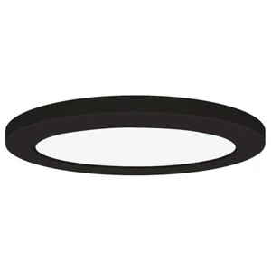 Access Lighting Slim 7" LED Flush Mount, Black/White - 20881LEDD-BL-ACR - Picture 1 of 1