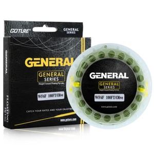 100FT Weight Forward Fly Fishing Line Floating WF3/4/5/6/7/8F--Moss Green - Picture 1 of 4