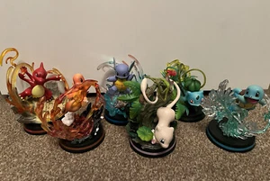 6 x Pokemon Scene Model Painted Statue Figurines Brand New Figures Collectors - Picture 1 of 19