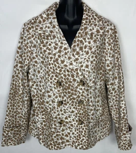 Ann Taylor Jacket Blazer Button Up Cotton/Spandex Lined Sz Medium NWOT - Picture 1 of 12