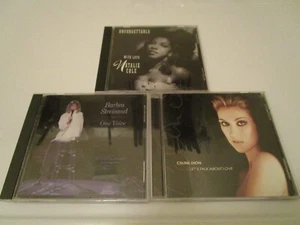 3 CDs Classic Singers - Barbara Streisand, Natalie Cole & Celine Dion FREE SH - Bild 1 von 7