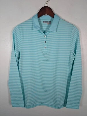 Polo Callaway Top Mujer Medio Verde Opti-Dri Térmico 1/4 Botón Golf Tenis Foto 1 de 4