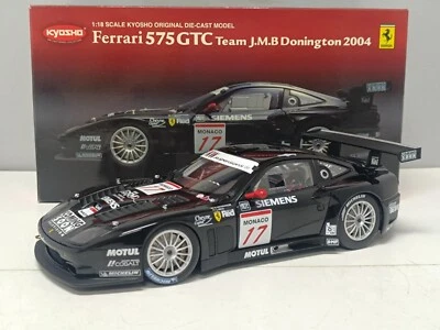 Ferrari 575 GTC Team J.M.B Donington 2004 #17 - Kyosho 1:18 Usato + Box - Immagine 1 di 4