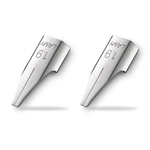 2x Pluma Estilográfica LAMY Plumín de Repuesto 1.9 Plata Z50 Plumín de Repuesto Caligrafía Cursiva - Imagen 1 de 11