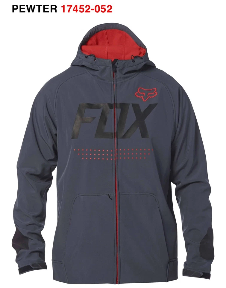 FOX Racing Men’s XL Hooded Flexair Jacket Pewter 17452 Bionic Brawled 3000mm - Image 1 of 4