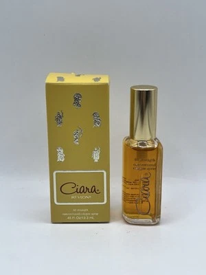 Spray de colonia concentrado vintage Revlon CIARA 80 fuerza .45 oz retirado nuevo en caja Foto 1 de 4