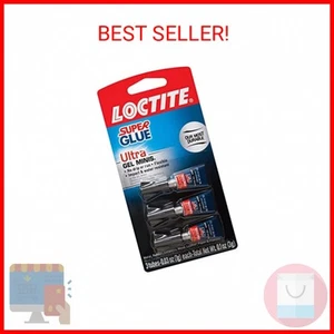 Loctite Super Glue Ultra Gel Minis, 1 Gram Tubes, 3 Pack - Clear Superglue for P - Picture 1 of 2